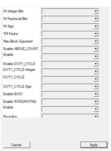 Property window