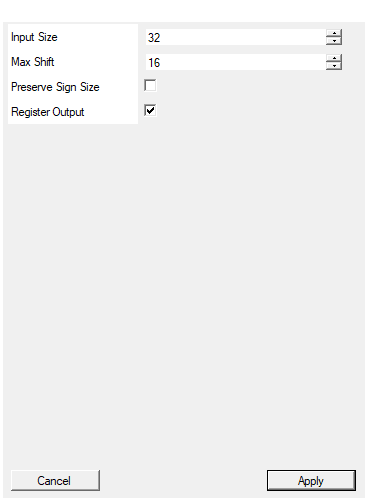 Property window