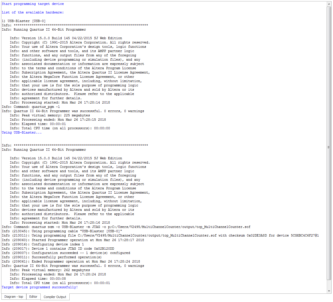 Quartus Programming