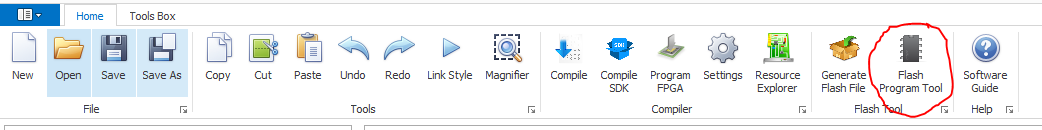 Flash Program Tool