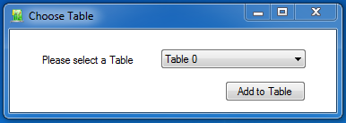 Choose Table