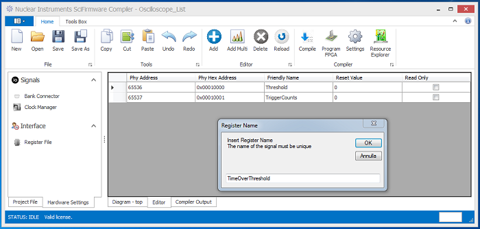 Register Creation