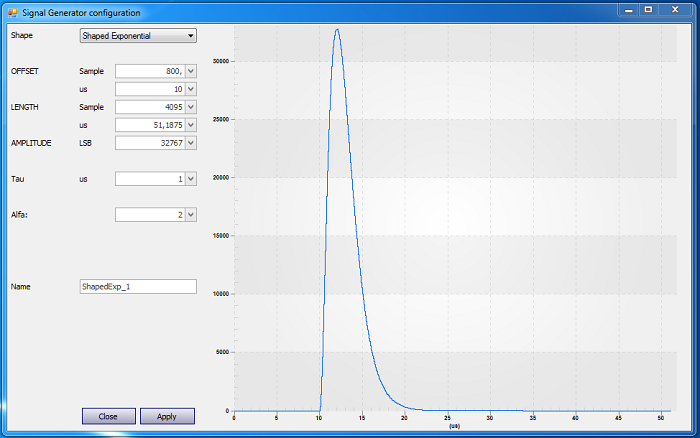 Signal Generator Configuration