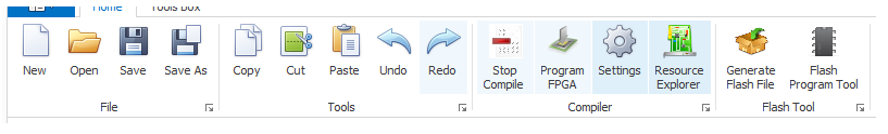 Resource Explorer Button