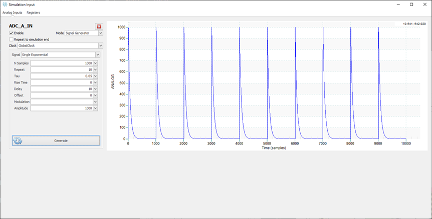 Signal Generator Configuration