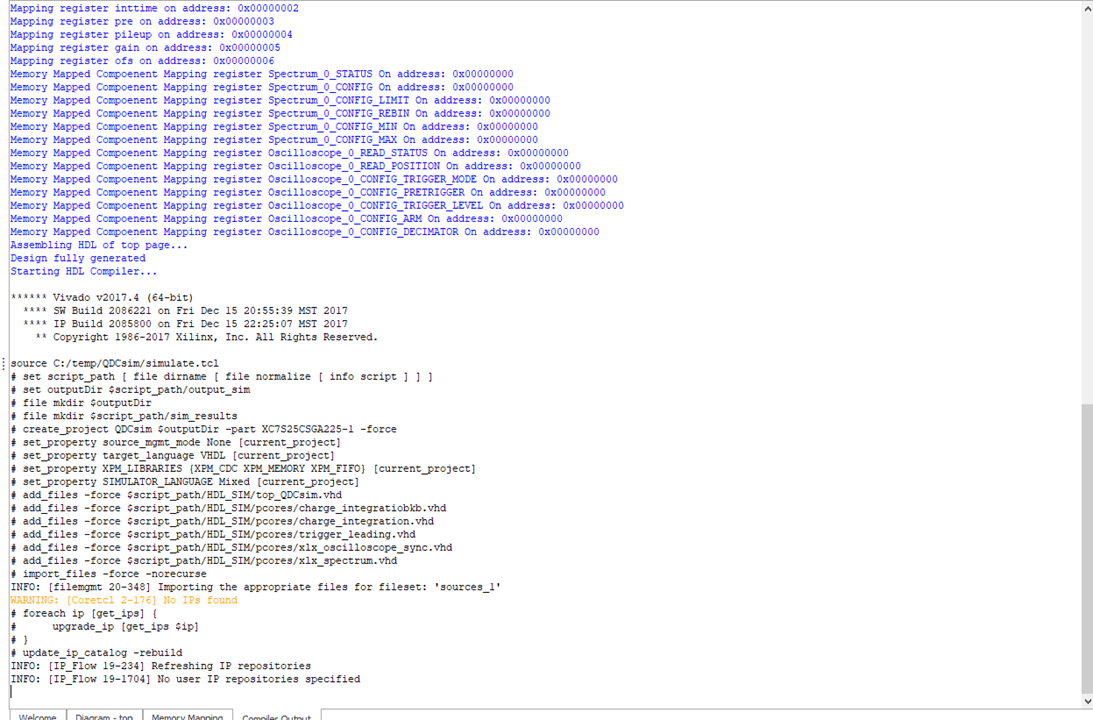 Simulation Log