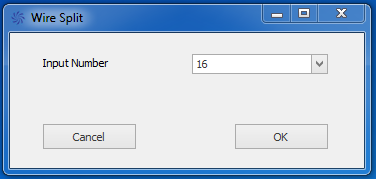 Wire Split Configuration