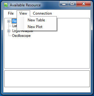 View Menu
