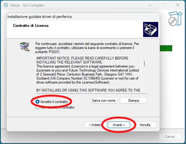 License Agreement Driver