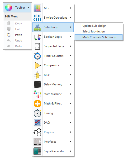 Insert Multichannel Sub-Design