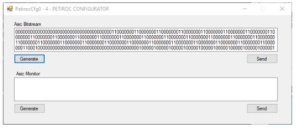 Petiroc Slow Control Interface