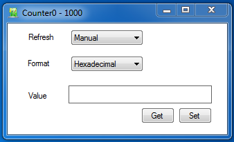 Register Set/Get Window
